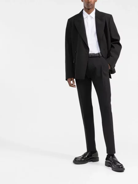 Spodnie Dsquared2 o krotszym kroju czarne