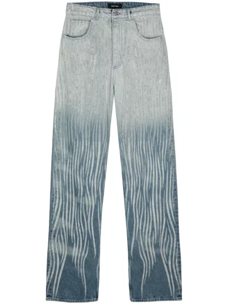 Blugi drepți Botter cu gradient albastru