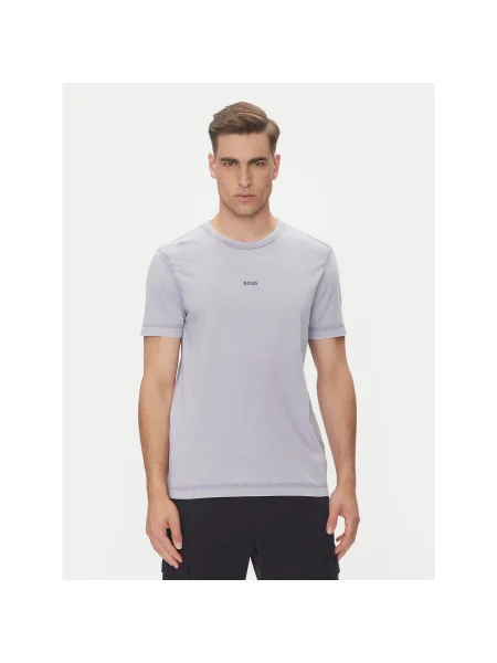 BOSS Póló Tokks Regular Fit lila
