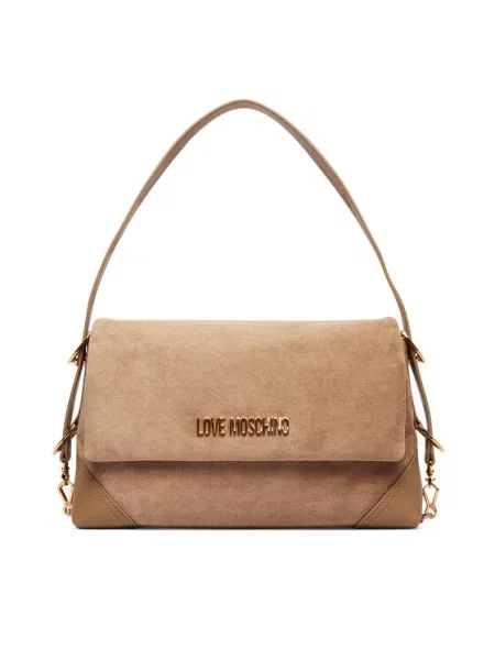 Shopperka Love Moschino beżowa