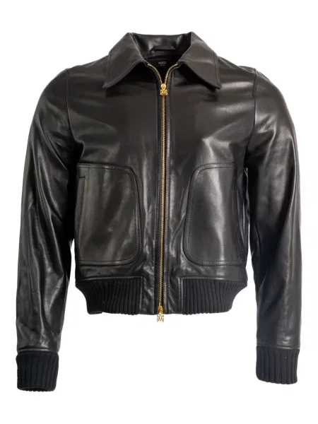 Geanta de piele Amiri negru