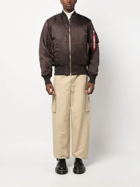 Bomber striukė Alpha Industries grįžtamasis ruda