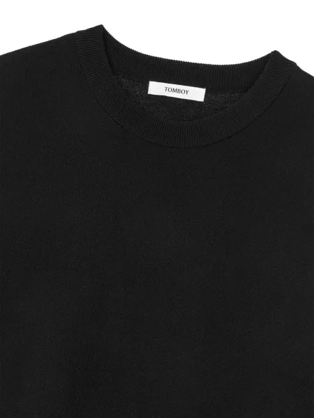 Tricou Tomboy cu imagine negru