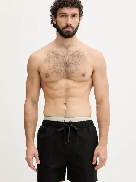 Calvin Klein plavecké šortky pánske čierna