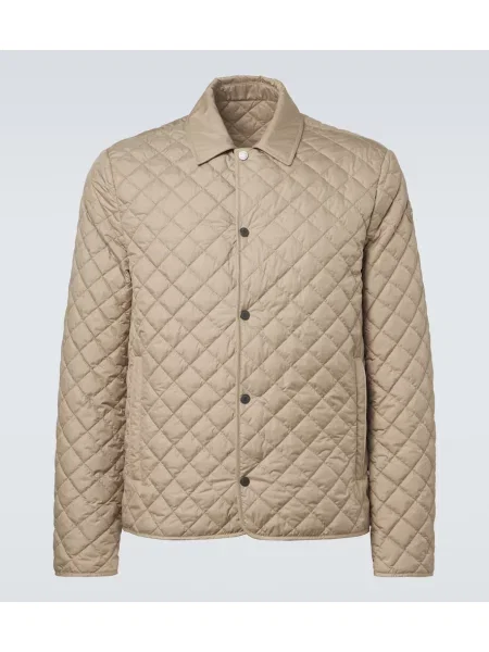 Matlasat geacă Moncler bej