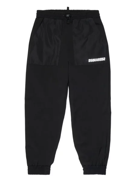 Spodnie dziecięce Dsquared2 czarne