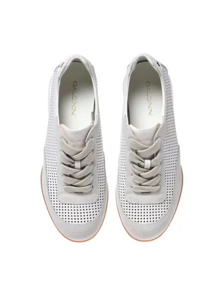 Sneakersy Baldinini skórzane białe