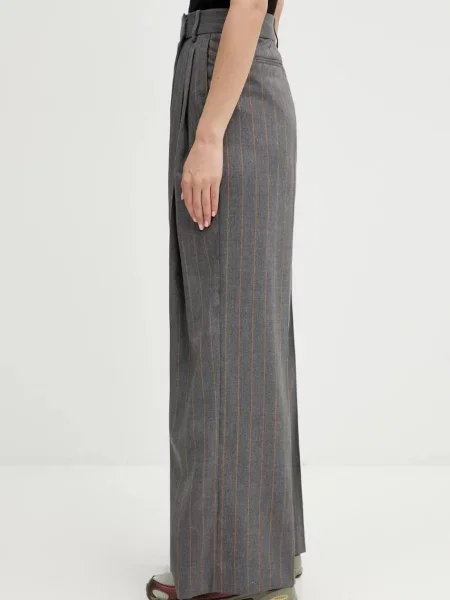 Ganni Spodnie Kobieta M Trousers szary
