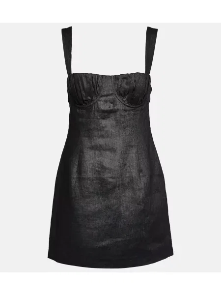 Lniana sukienka Sir. czarna