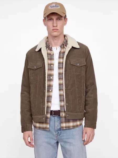 JACK & JONES Přechodná bunda JPRBLUCONNOR krémová hnědá