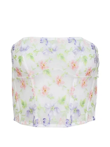 Top Fleur Du Mal alb