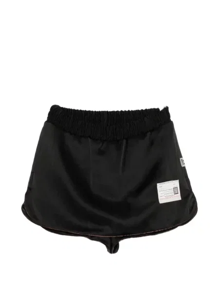 Pantaloni scurți Maison Mihara Yasuhiro cu autograf negru