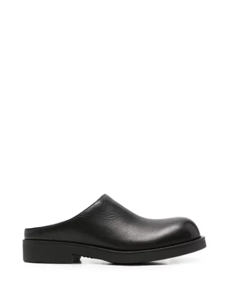 Papuci tip mules Mm6 Maison Margiela din piele negru