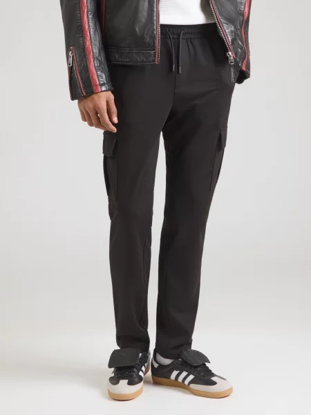 INDICODE JEANS Cargo nadrágok Nello' fekete
