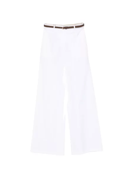 Pantaloni Max Mara alb