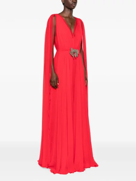Selyem ruha Silk Love & Lace piros