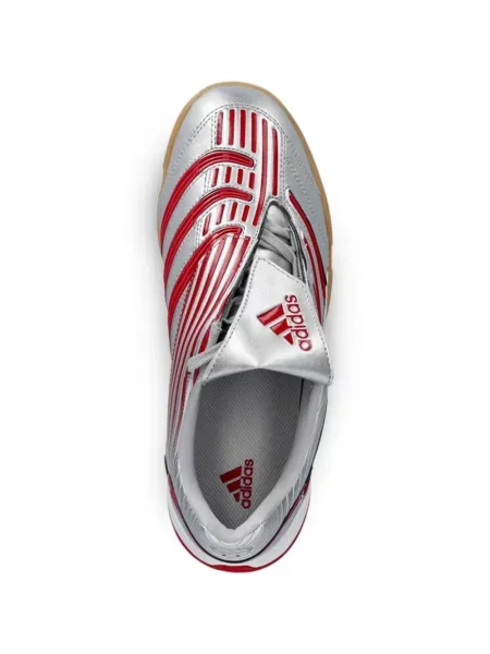 Pantaloni Adidas tricotate cu autograf alergare albastru