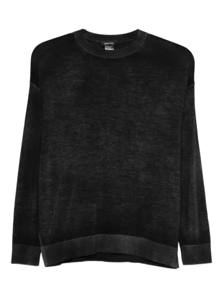 Top Avant Toi cu decolteu rotund negru