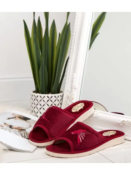 Papuci Natural Style bordo