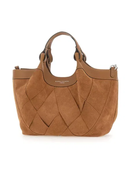 Torebka Gianni Chiarini skórzana brązowa