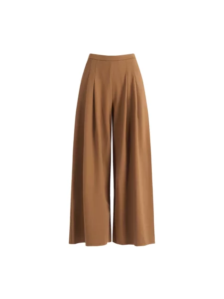 Spodnie Max Mara brązowe