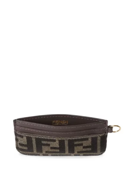 Portofel Fendi din jacard maro
