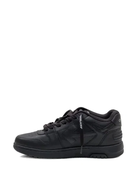 Sneakerși Off-white din piele business alb