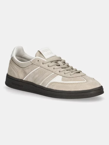 Tommy Jeans sneakersy zamszowe THE GREENWICH EDGE beżowy