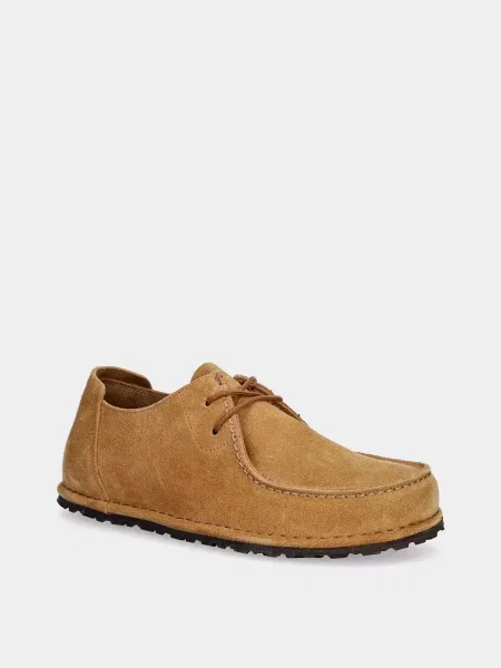 Замшевые туфли Birkenstock коричневые