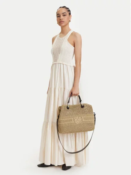 Torbica Emporio Armani Svijetlo bež