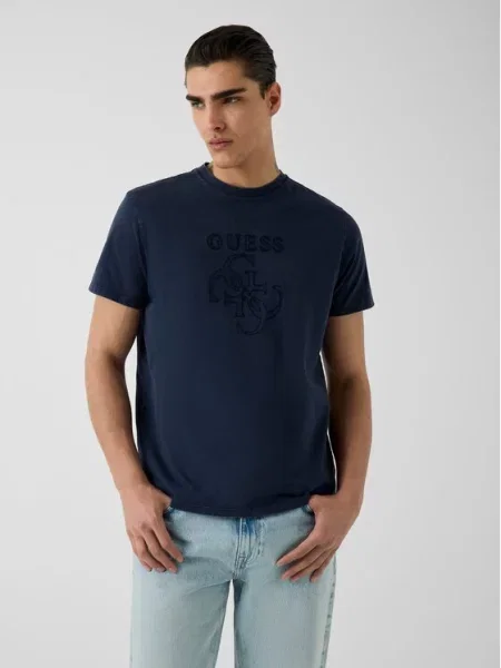 Guess Tricou Bleumarin