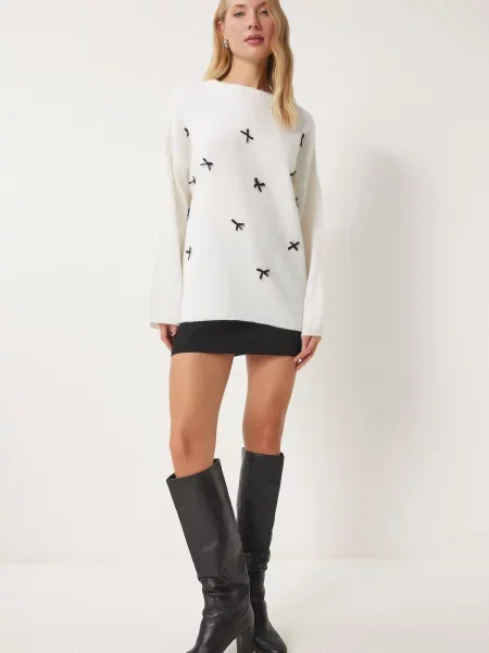 Pulover Happiness İstanbul alb