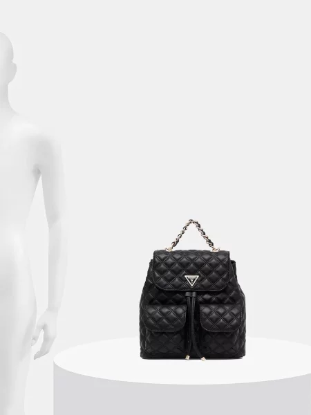 Рюкзак Guess GIULLY малий однотонний чорний