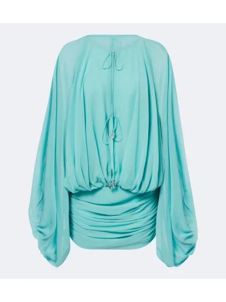 Rochie De La Vali din șifon albastru