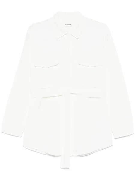 Cămașă P.a.r.o.s.h. tricotate alb