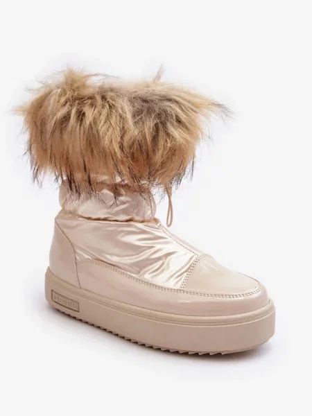 BIG STAR SHOES Női Hócsizmák Szőrrel Big Star bézs