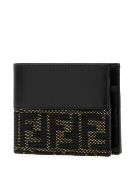Portofel Fendi din jacard negru