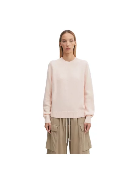 Barbour sweter wełniany Woodhouse Knitted Jumper różowy