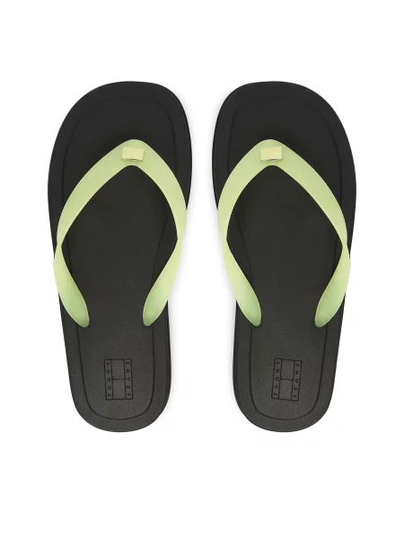 Papuci Tommy Jeans verde