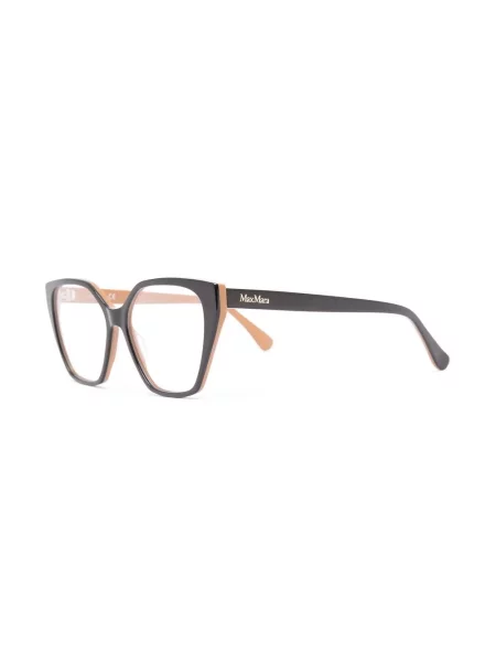 Ochelari de soare Max Mara Eyewear cu imprimeu geometric negru