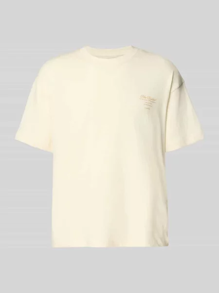 T-shirt z okrągłym dekoltem Jack & Jones biała