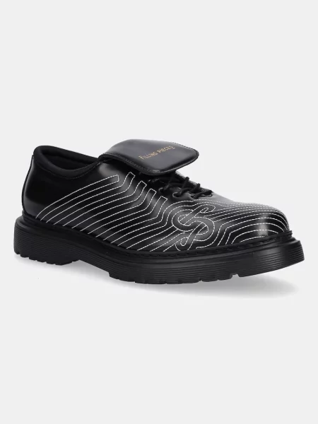 Filling Pieces pantofi de piele Derby Football negru