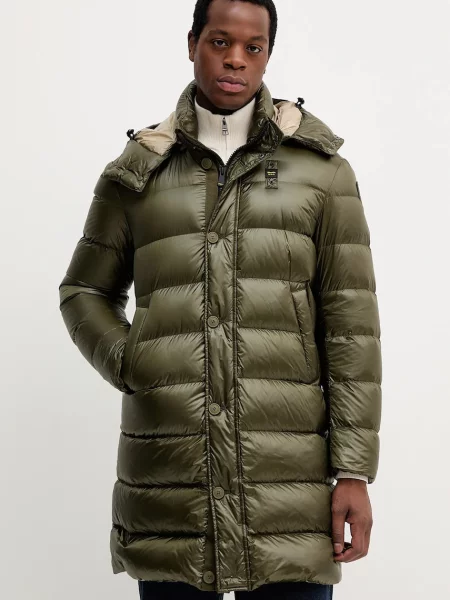 Péřová bunda Blauer CARVER zimní zelená