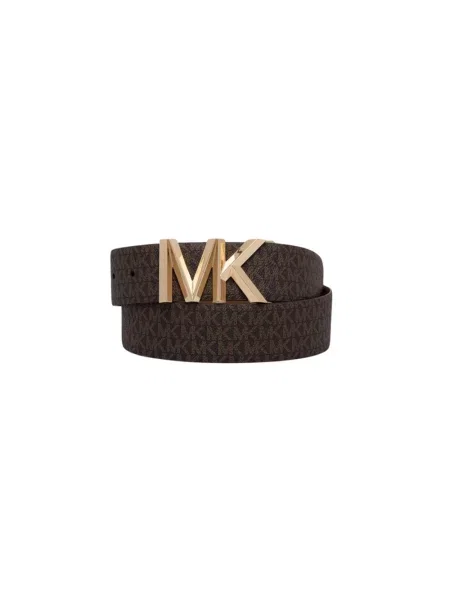 MICHAEL Michael Kors pasek skórzany dwustronny brązowy