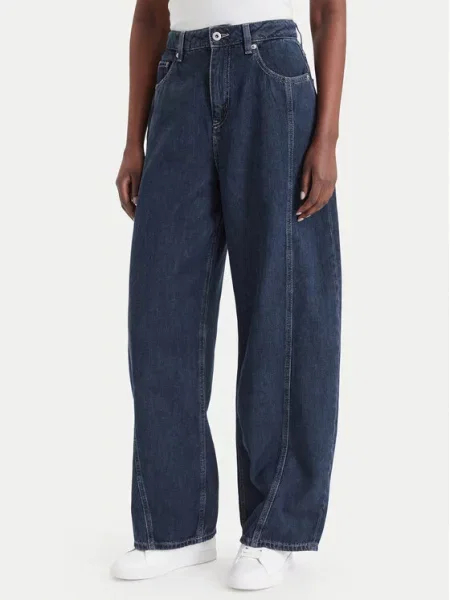 HUGO Blugi Bleumarin Boyfriend Fit