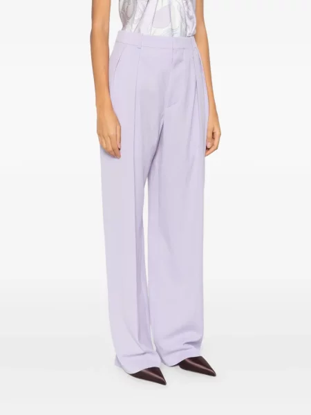 Pantaloni Wardrobe.nyc plisate violet