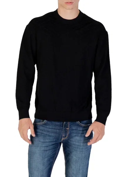 Sweter Armani czarny