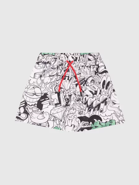 Детские шорты Sprayground белые