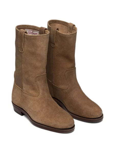 Botine Sebago din piele de căprioară maro