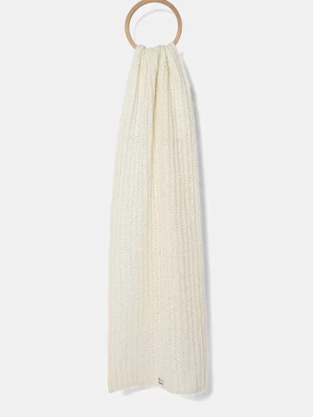 Fular PINKO Écru alb